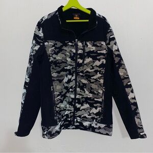 Hawx Grey and Black Camo Work Jacket in size medium